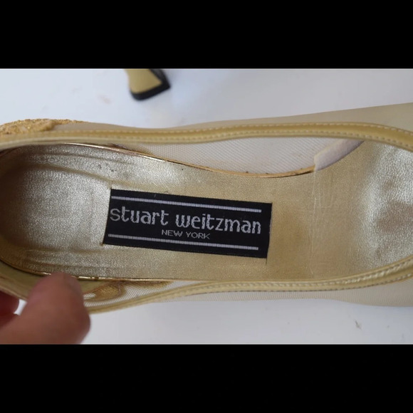 Stuart Weitzman lace pumps - Picture 6 of 8